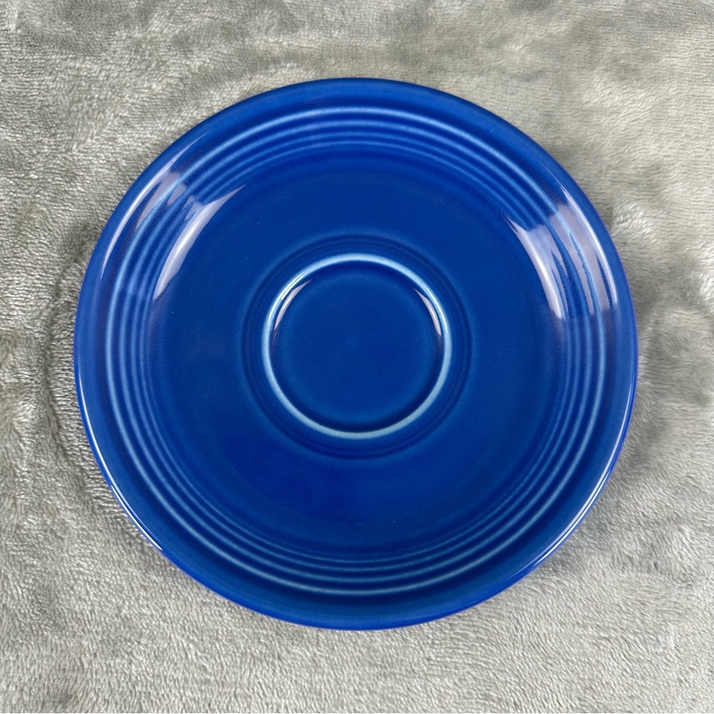 Fiesta Fiestaware Homer Laughlin Saucer (Matches Teacup) Sapphire (retired)